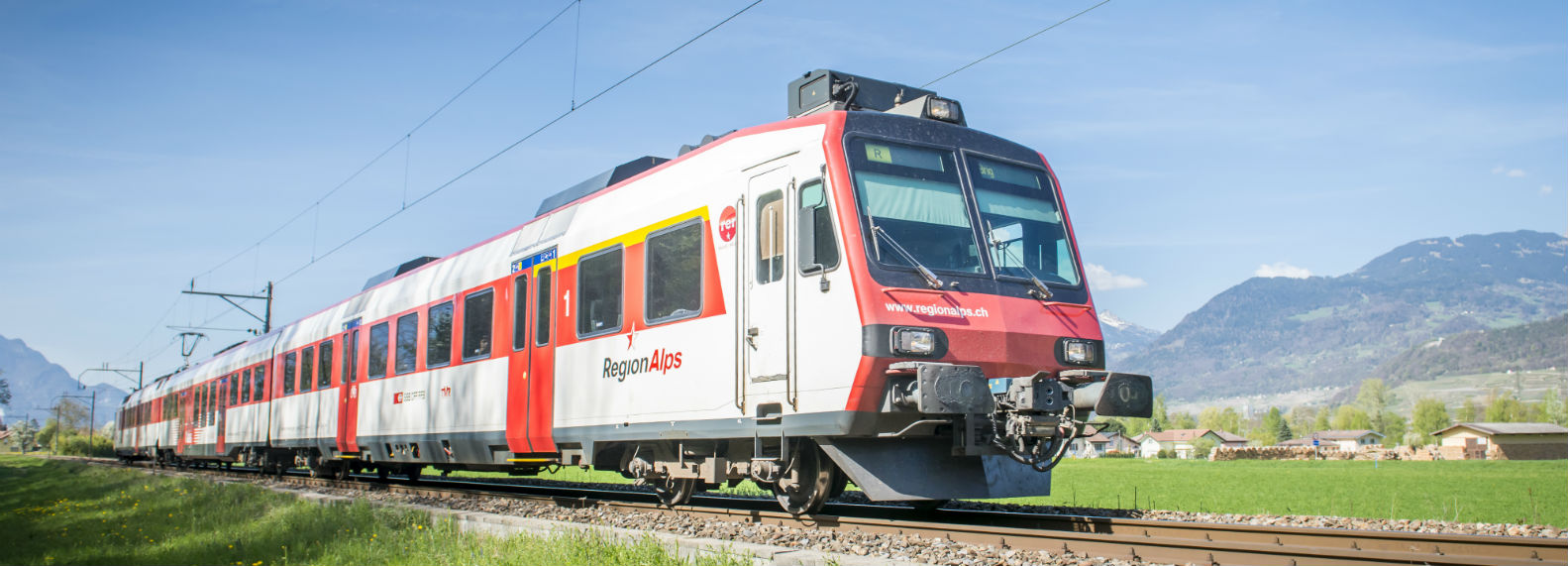 Train RegionAlps en gare